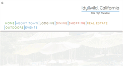 Desktop Screenshot of idyllwildvisitorscenter.com